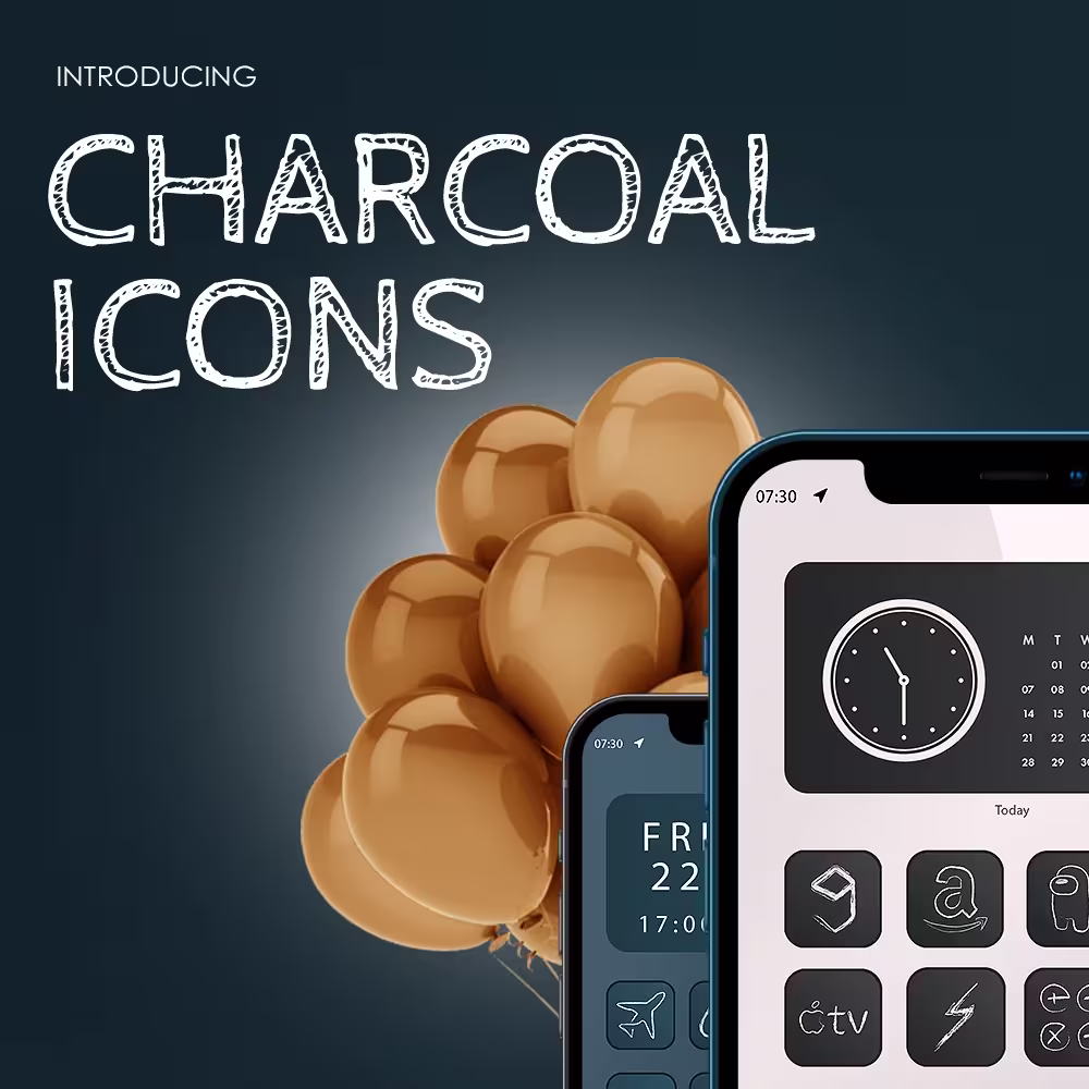 Charcoal Icons Showcase Gallery - Image 1